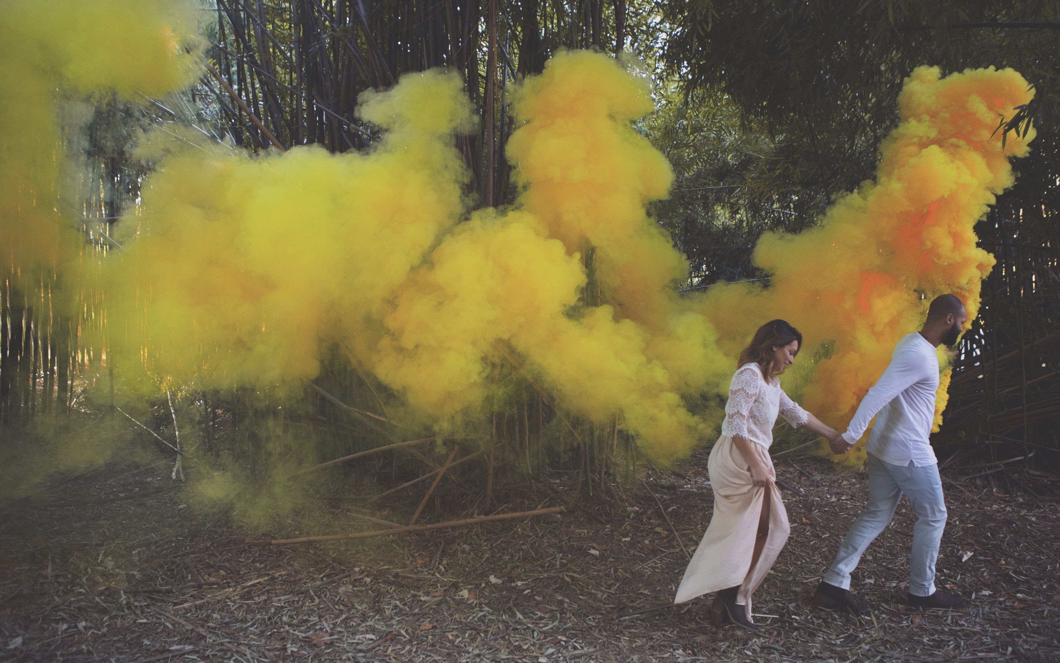 Smoke bombs for wedding shoots witty vows