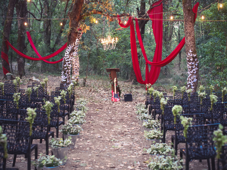 Beautiful Outdoor Forest Style Woodland Wedding Rustic Chic