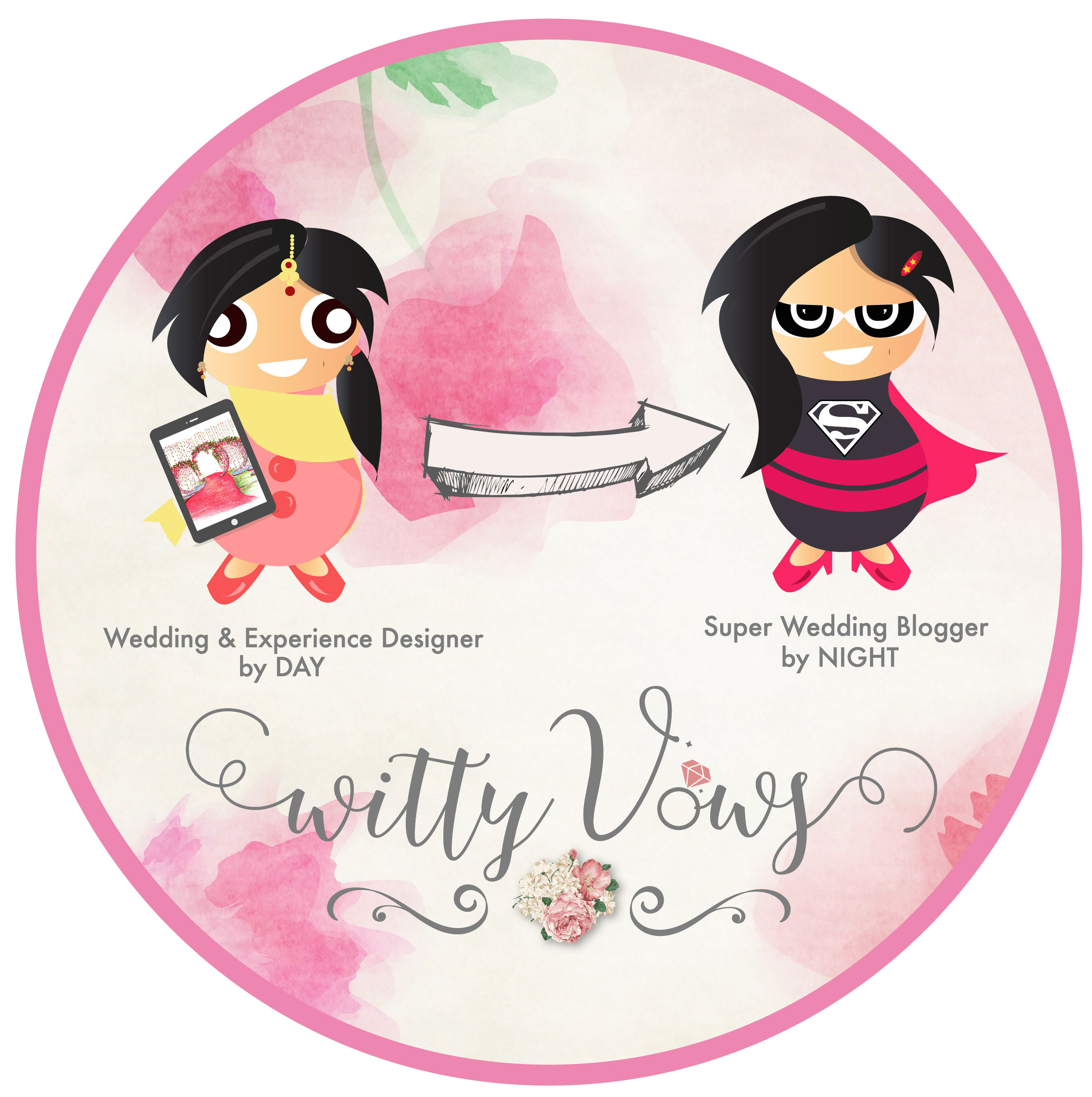 About Us at Witty Vows – designer by day superhero by night