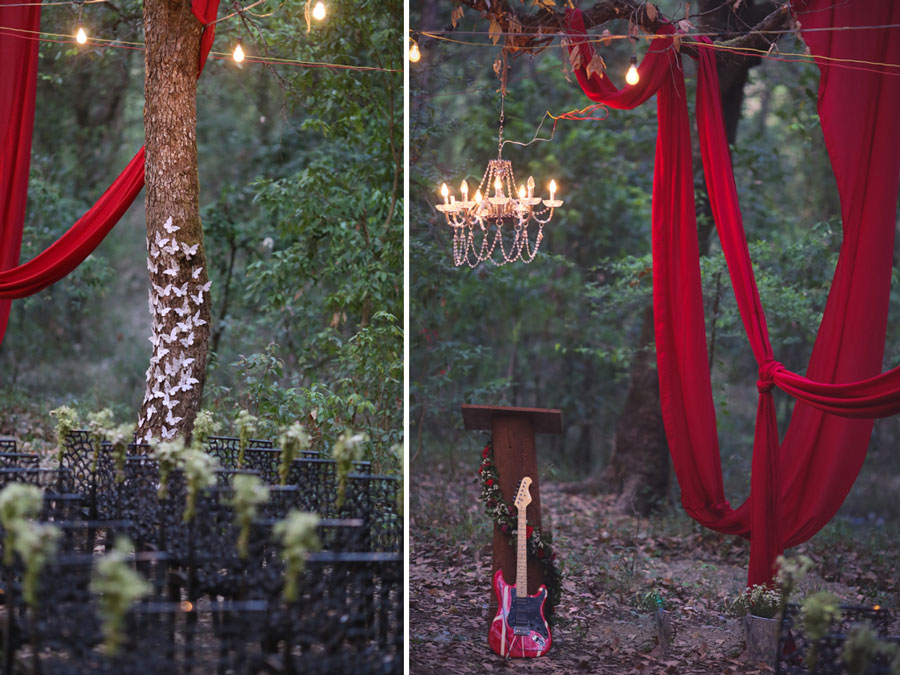 Beautiful outdoor forest style woodland wedding | Subhashree & Jonathan | Curated by Witty Vows