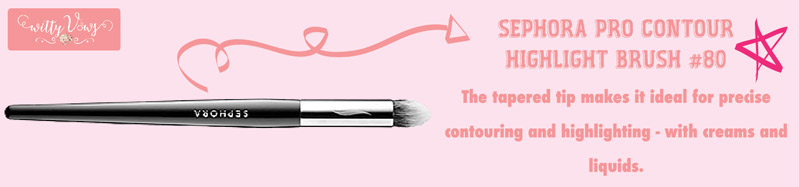 Sephora pro contour | face brush guide | witty vows
